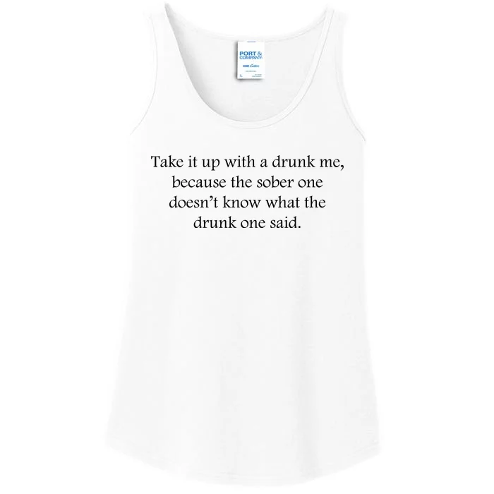 Funny Drunk Quote Funny Sober Slogan Sarcastic Quotes Drinking Lover Ladies Essential Tank