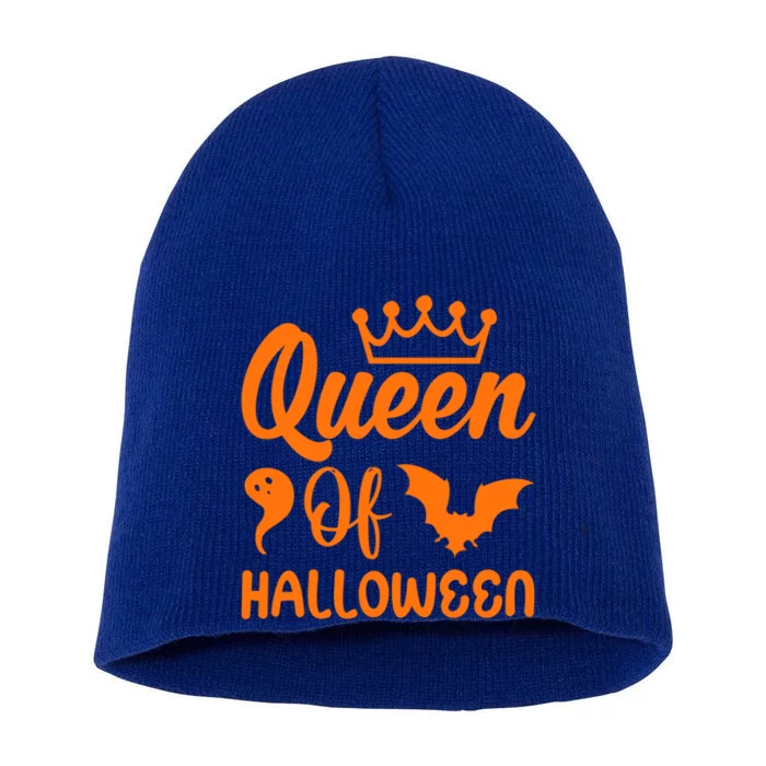 Funny Drag Queen Of Halloween Gift Short Acrylic Beanie