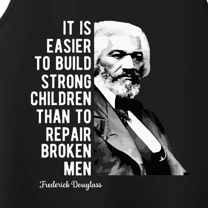 Frederick Douglass Quote For Black History Month Performance Tank