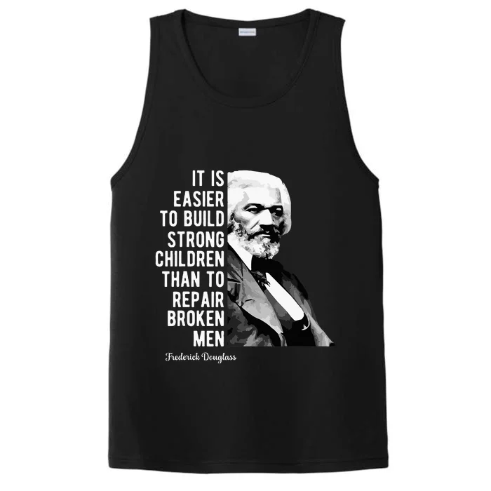 Frederick Douglass Quote For Black History Month Performance Tank