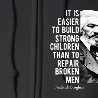 Frederick Douglass Quote For Black History Month Full Zip Hoodie