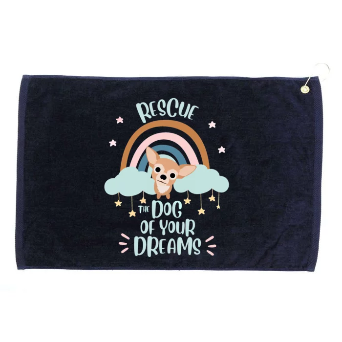 Funny Dog Rescue Puppy Lover Animal Shelter Volunteer Foster Great Gift Grommeted Golf Towel