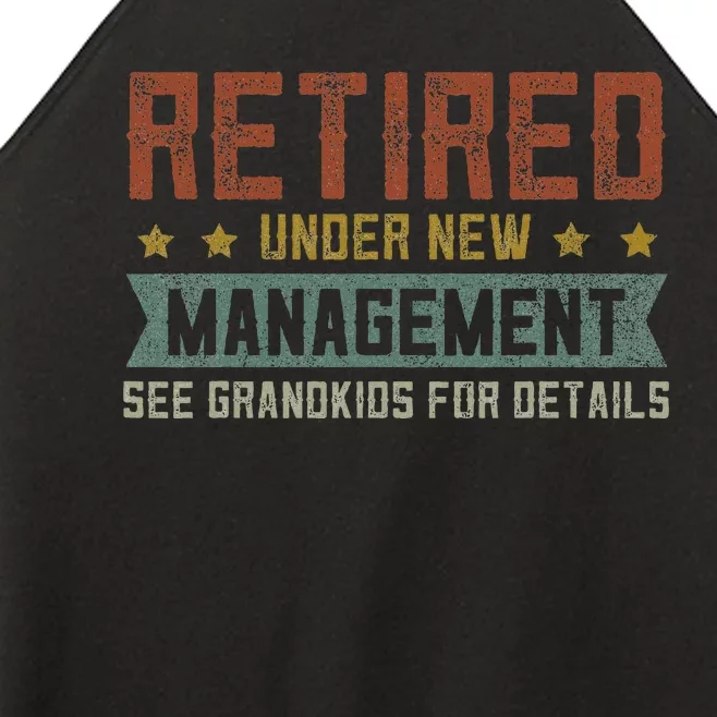 Fathers Day Retired Grandpa Funny Retirement Women’s Perfect Tri Rocker Tank