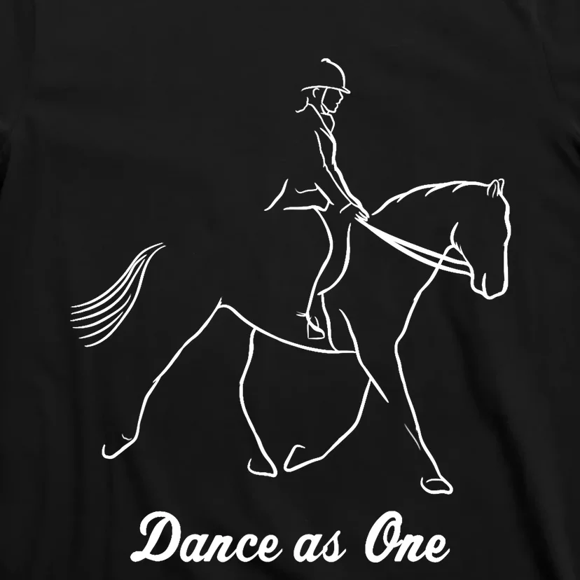 Funny Dressage Riding Horse Show Horseback Equestrian Gifts T-Shirt