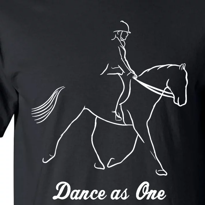 Funny Dressage Riding Horse Show Horseback Equestrian Gifts Tall T-Shirt