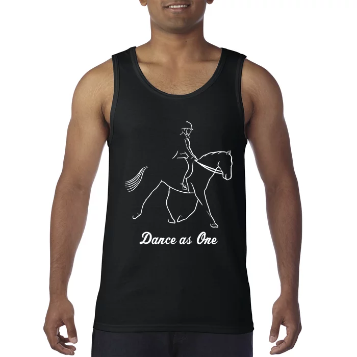 Funny Dressage Riding Horse Show Horseback Equestrian Gifts Tank Top