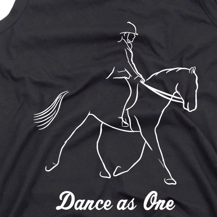 Funny Dressage Riding Horse Show Horseback Equestrian Gifts Tank Top