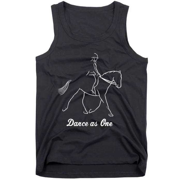 Funny Dressage Riding Horse Show Horseback Equestrian Gifts Tank Top