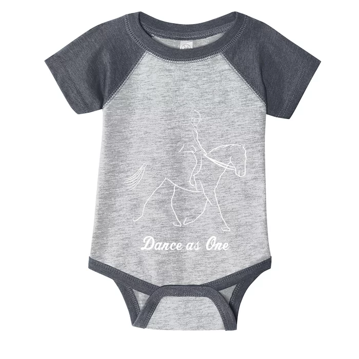 Funny Dressage Riding Horse Show Horseback Equestrian Gifts Infant Baby Jersey Bodysuit