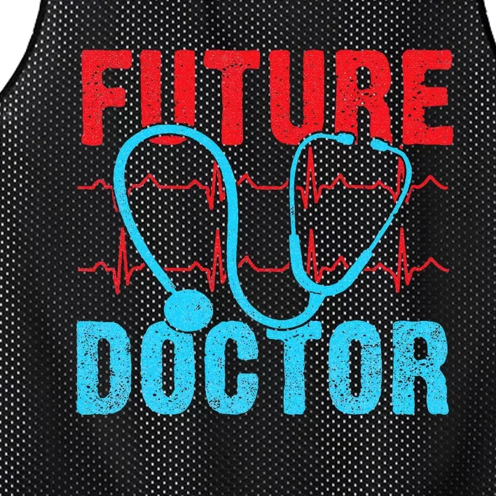 Future Doctor retro heartbeat nurse Mesh Reversible Basketball Jersey Tank