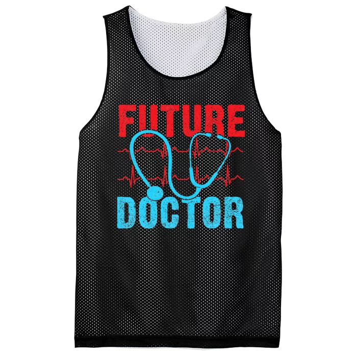 Future Doctor retro heartbeat nurse Mesh Reversible Basketball Jersey Tank