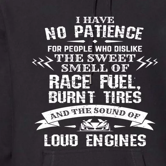 Funny Drag Racing Cute Gift For Mechanics And Car Enthusiasts Premium Hoodie