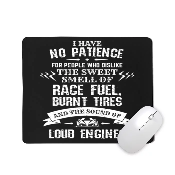 Funny Drag Racing Cute Gift For Mechanics And Car Enthusiasts Mousepad