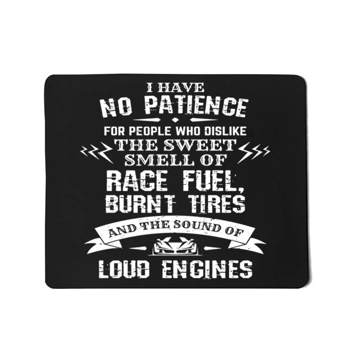 Funny Drag Racing Cute Gift For Mechanics And Car Enthusiasts Mousepad