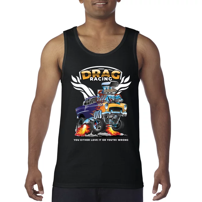 Funny Drag Racing Tank Top