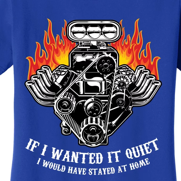 Funny Drag Racing Cute Gift Car Engine Mechanics Motor Racing Gift Women's T-Shirt