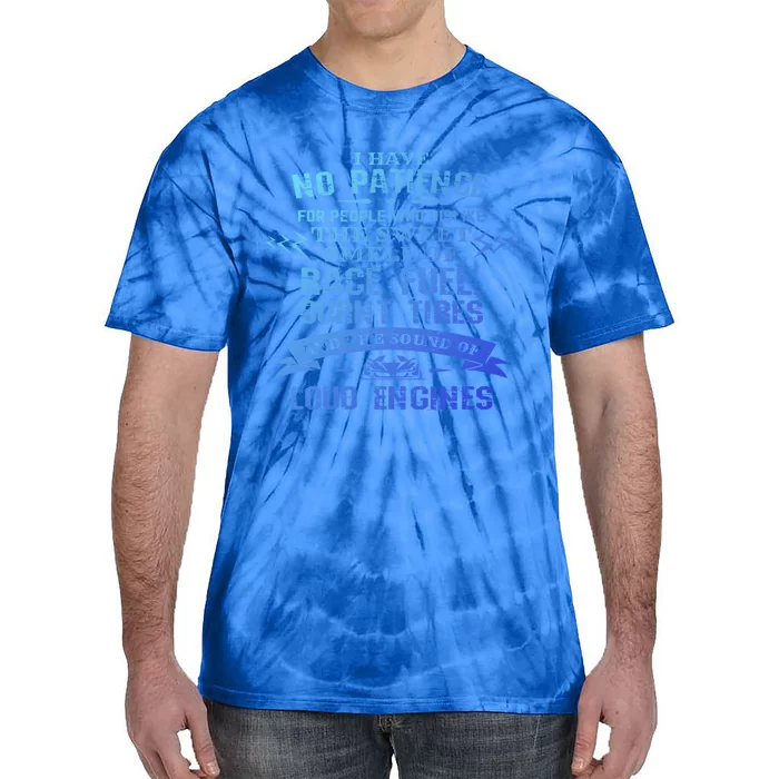 Funny Drag Racing Gift For Mechanics And Car Enthusiasts Tie-Dye T-Shirt