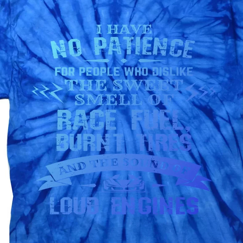 Funny Drag Racing Gift For Mechanics And Car Enthusiasts Tie-Dye T-Shirt