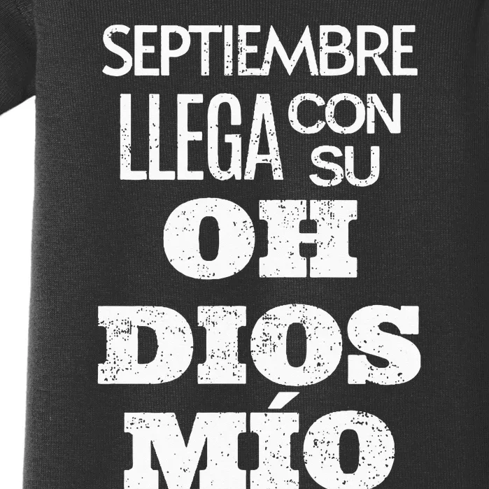 Frases De Rap Septiembre Llega Con Su Oh Dios Mío Baby Bodysuit