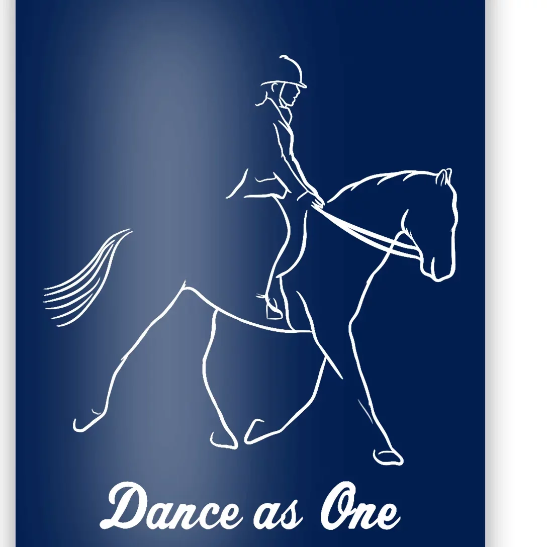 Funny Dressage Riding Horse Show Horseback Equestrian Gifts Poster