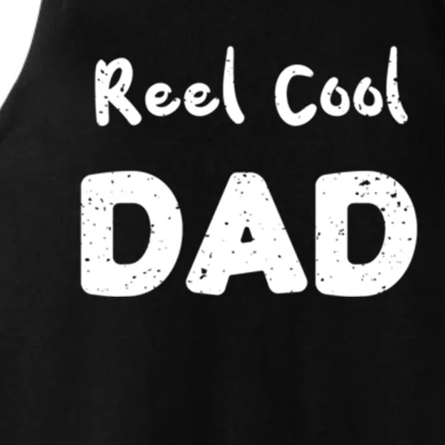 Fathers Day: Reel Cool Dad Fishing Dad Sayings Cute Gift Ladies Tri-Blend Wicking Tank