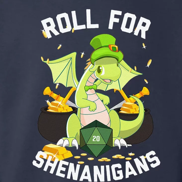 Funny Dragon Roll For Shenanigans D20 RPG St Patricks Day Toddler Hoodie