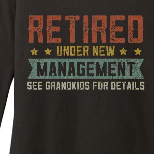 Fathers Day Retired Grandpa S Funny Retirement Womens CVC Long Sleeve Shirt