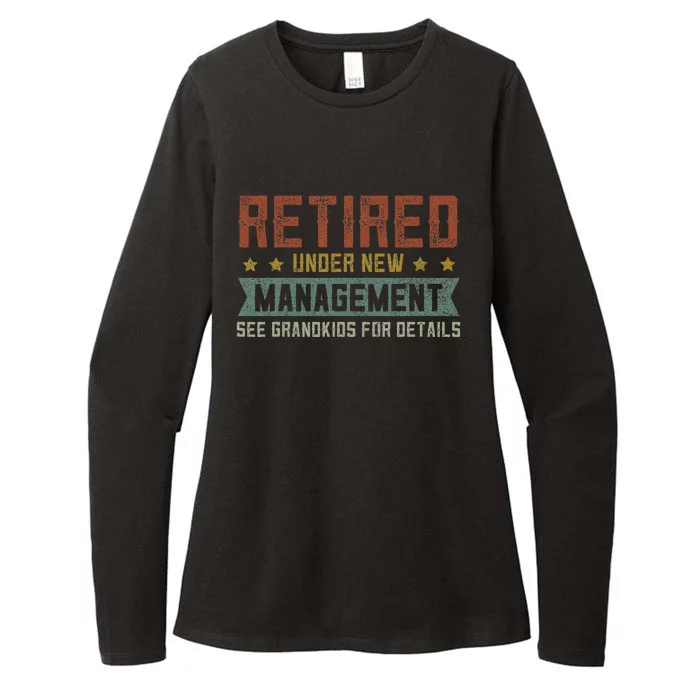 Fathers Day Retired Grandpa S Funny Retirement Womens CVC Long Sleeve Shirt