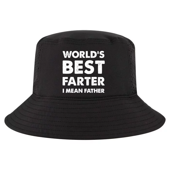 Father's Day Retro Dad World's Best Farter I Mean Father Cool Comfort Performance Bucket Hat