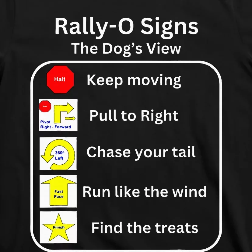 Funny Dog Rally Obedience T-Shirt