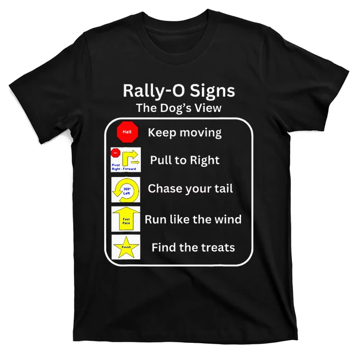 Funny Dog Rally Obedience T-Shirt