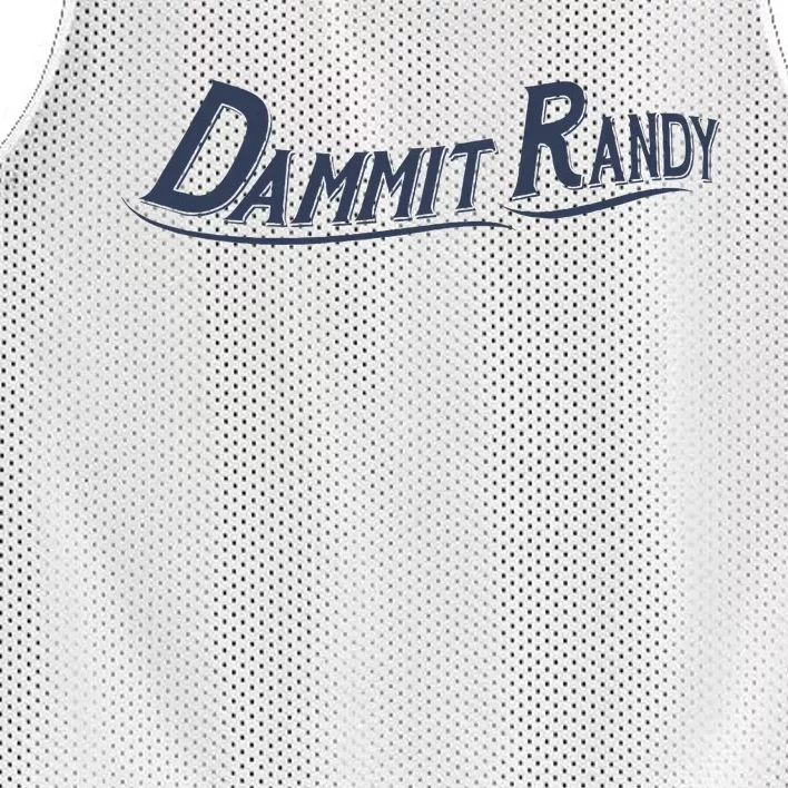 Funny Dammit Randy Mesh Reversible Basketball Jersey Tank