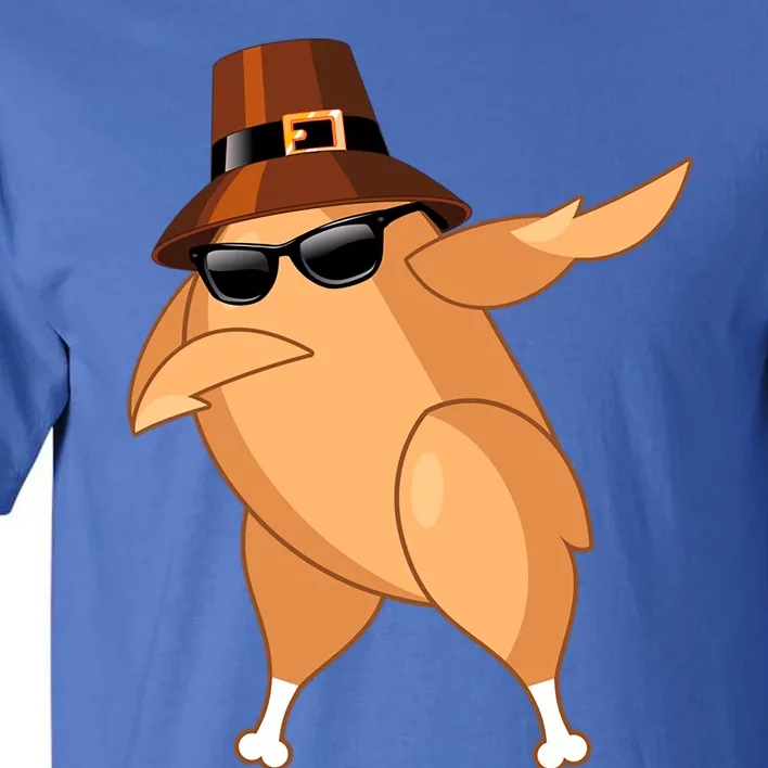 Funny Dabbing Roasted Turkey Thanksgiving Pilgrim Dab Dance Gift Tall T-Shirt