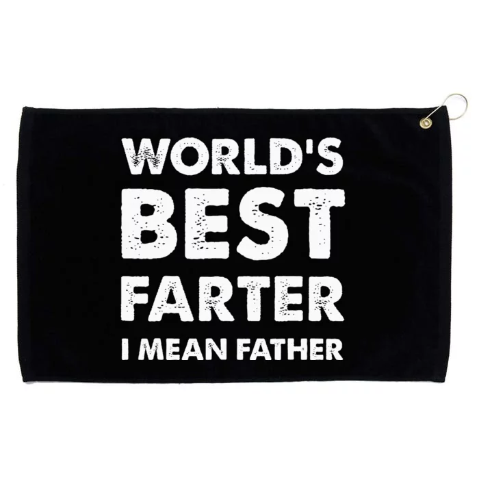 Fathers Day Retro Dad Worlds Best Farter I Mean Father Grommeted Golf Towel