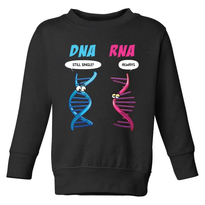 Funny Dna Rna Design Women Biology Genetics Biologist Toddler Sweatshirt