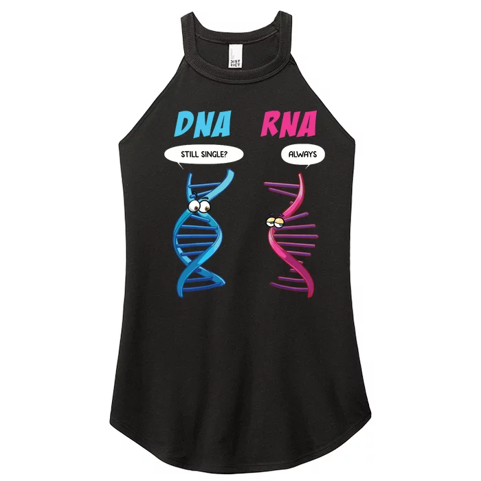 Funny Dna Rna Design Women Biology Genetics Biologist Women’s Perfect Tri Rocker Tank