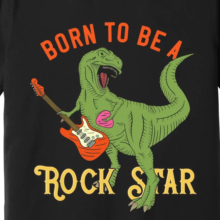 Funny Dinosaur Rex Rockstar Perfect Trex Gift Premium T-Shirt