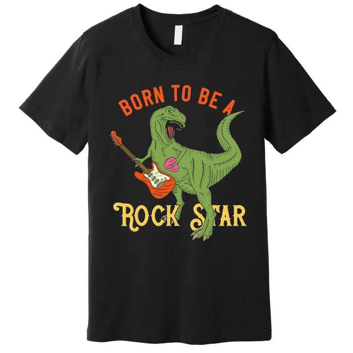 Funny Dinosaur Rex Rockstar Perfect Trex Gift Premium T-Shirt