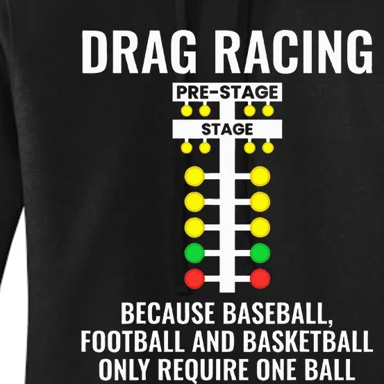 Funny Drag Racing Because Dragracing Drag Strip Light Women's Pullover Hoodie