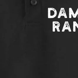 Funny Dammit Randy Dry Zone Grid Performance Polo