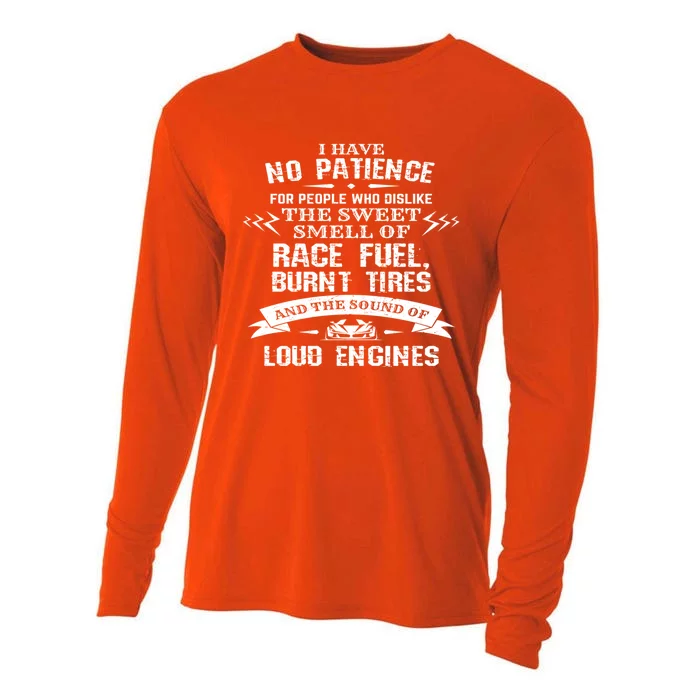 Funny Drag Racing Gift For Mechanics And Car Enthusiasts Cooling Performance Long Sleeve Crew