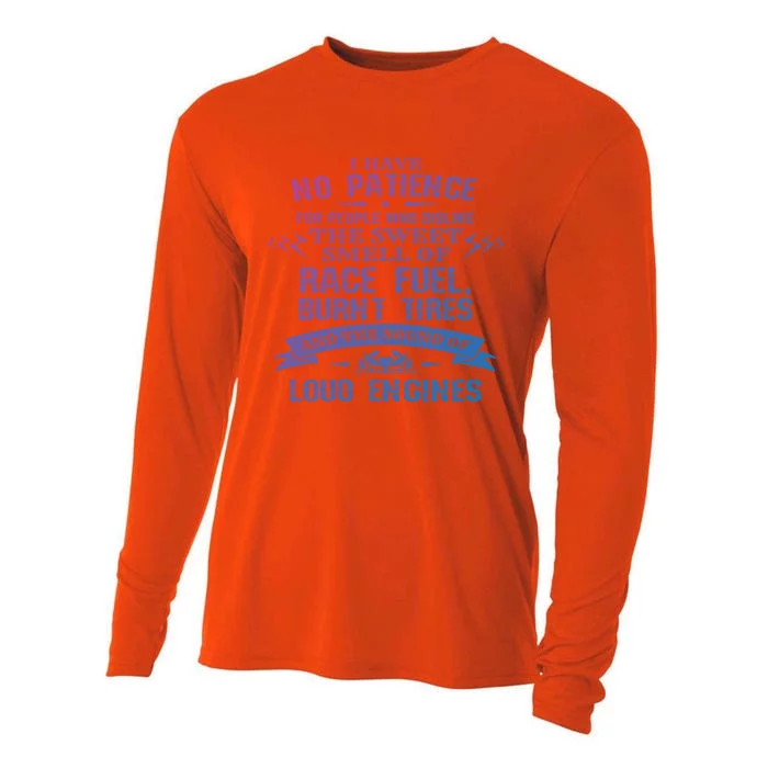 Funny Drag Racing Gift For Mechanics And Car Enthusiasts Cooling Performance Long Sleeve Crew