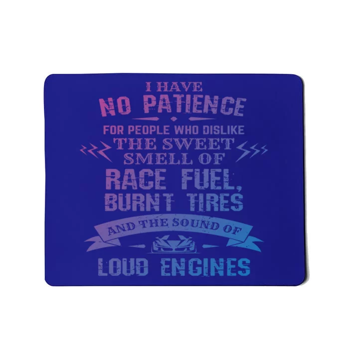 Funny Drag Racing Gift For Mechanics And Car Enthusiasts Mousepad