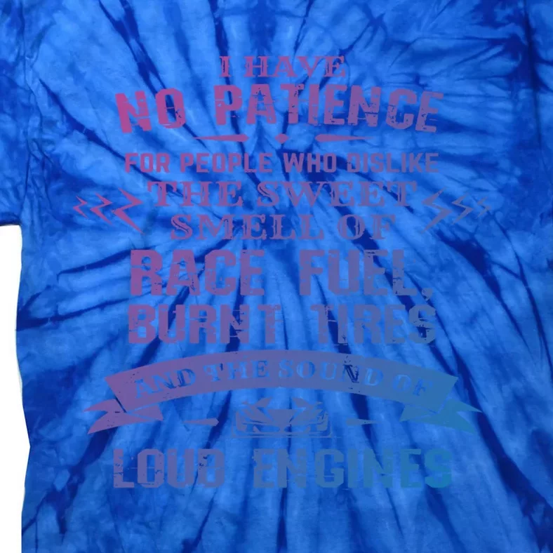 Funny Drag Racing Gift For Mechanics And Car Enthusiasts Tie-Dye T-Shirt