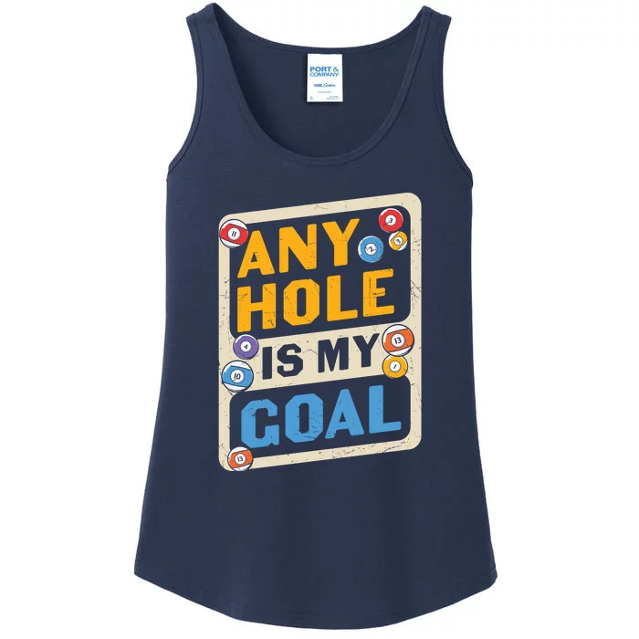 Father's Day Rany Hole Is My Goal Gift For Dad Ladies Essential Tank