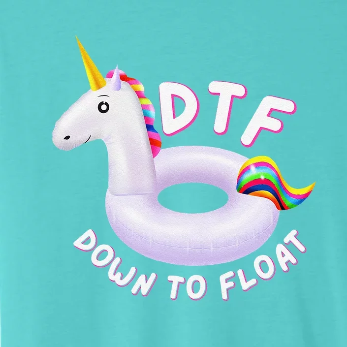 Funny Dtf River Tubing Down To Float Summer Float Trip ChromaSoft Performance T-Shirt