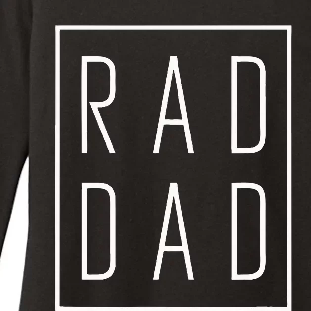 Fathers Day Rad Dad Womens CVC Long Sleeve Shirt