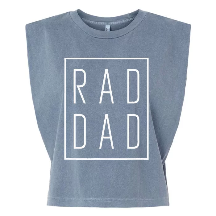 Fathers Day Rad Dad Garment-Dyed Women's Muscle Tee