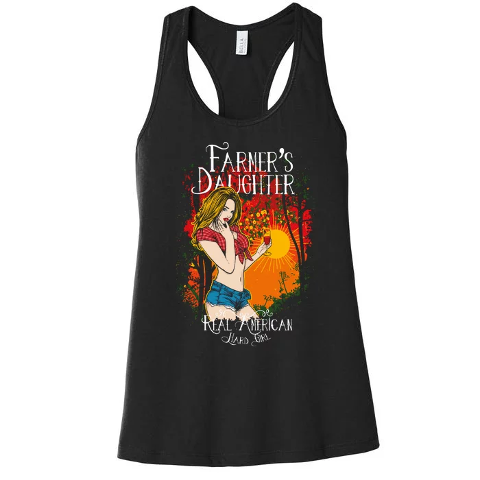 Farmer's Daughter Real American Women's Racerback Tank