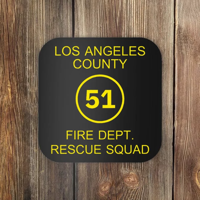 Fire Department Rescue Squad Team L.A. County 51 Coaster